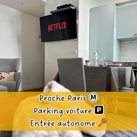 Appartement Entier Calme - Parking Free - Proche Paris Et Chateau - Wifi Hd Vincennes Exterior photo